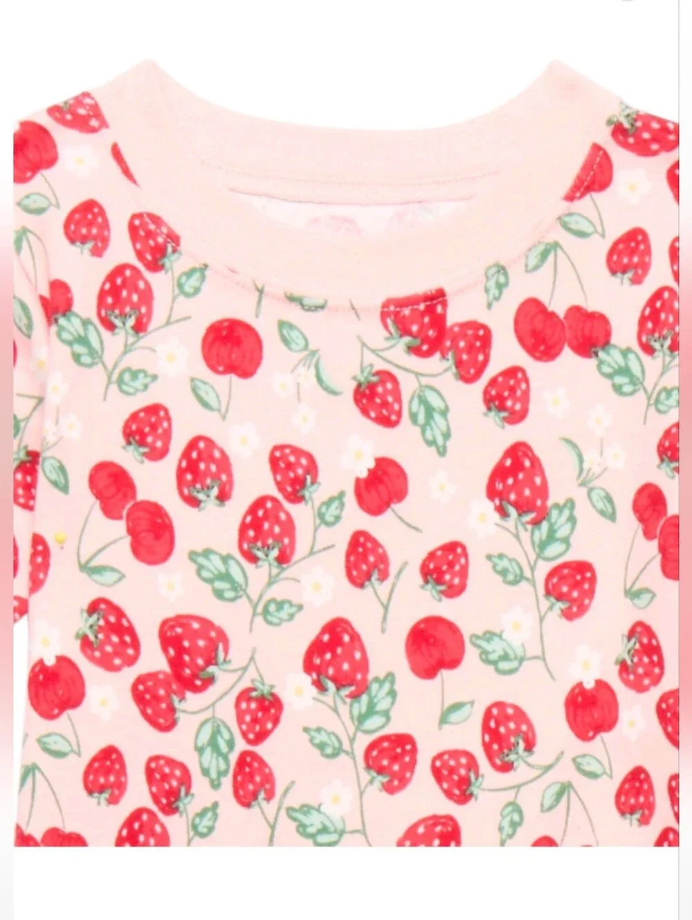 Strawberry and Cherry Fruit Pajamas